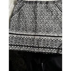 White House Black Market Womens Pencil Skirt Lined Size 14 Black And White